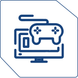 Digital gaming zone logo